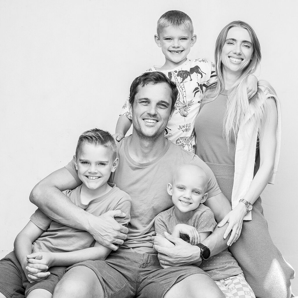 Family Portrait Shoot in Studio by Kevin Mark Pass makeup by Storm Pass