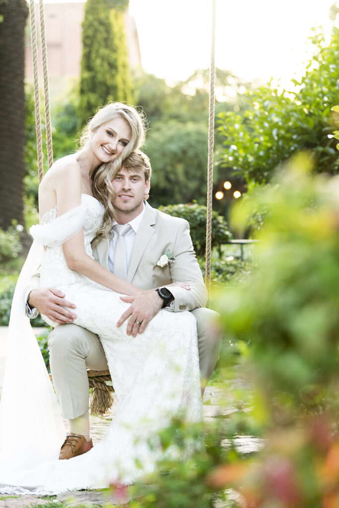 Wedding day portraits for bride and groom S&D at Shepstone Gardens, shot by Kevin Mark Pass, bridal makeup by Storm Pass